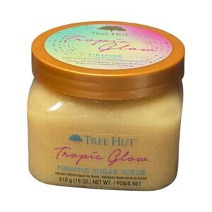 TREE HUT Tropic Glow Firming Sugar Scrub 18 oz | Exfoliating Body Care